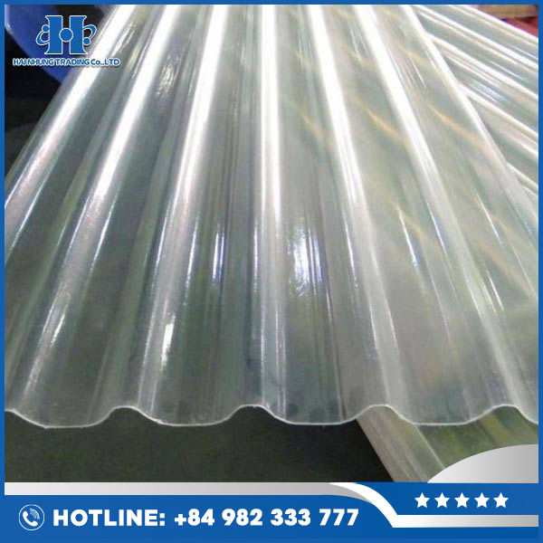 Transparent polycarbonate sheet	